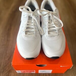 Nike Air Max 90 Golf Shoes, Men’s SZ. 10.5 White/Black w/ Org. Box